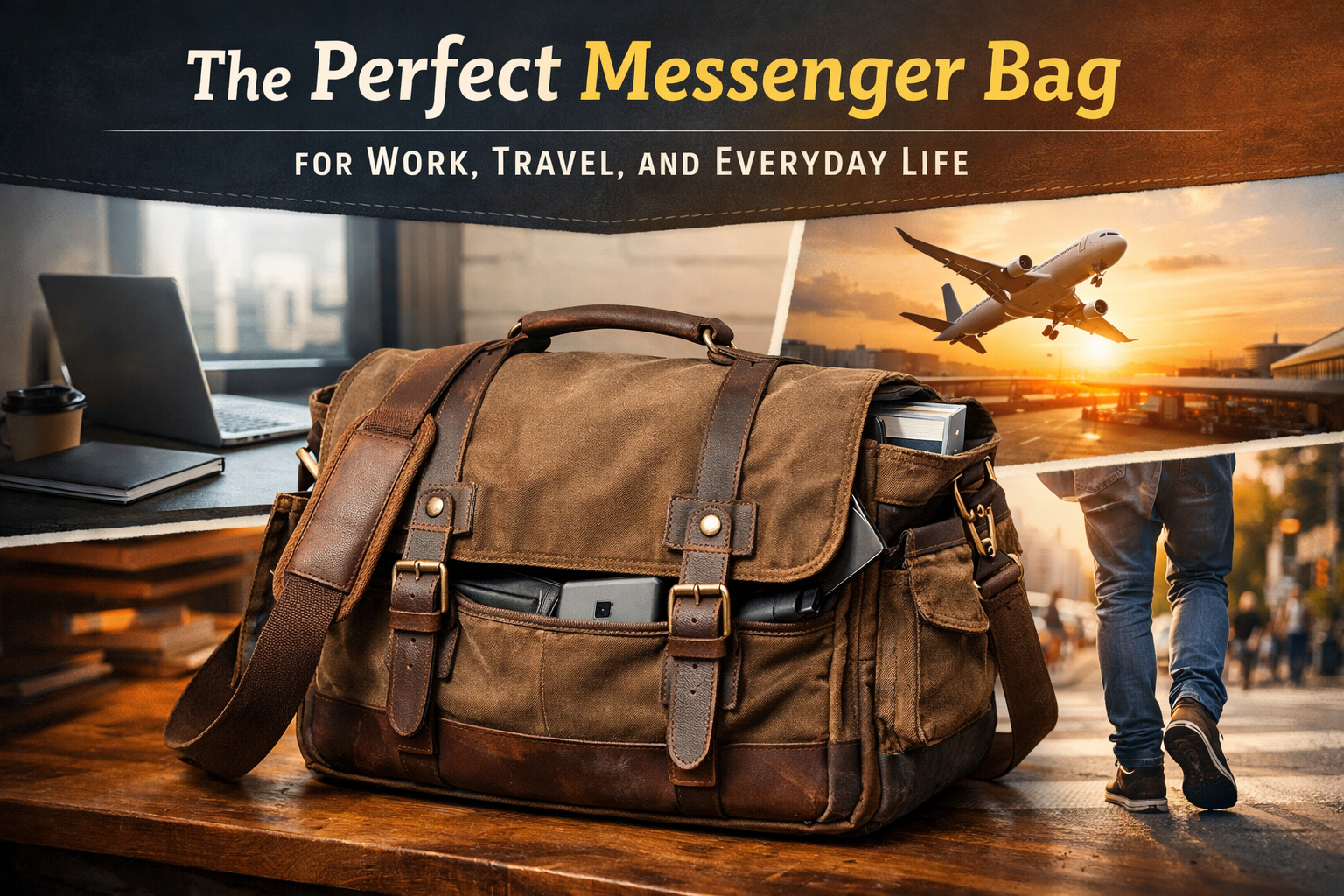 Perfect Messenger Bag for Work, Travel, and Everyday Life